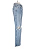 AGOLDE 100% Cotton Hearts Blue Jeans Size 24 waist - photo 4