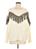 Mustard Seed 100% Acrylic Ivory Pullover Sweater Size M - photo 1