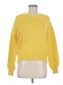 Maison Jules Solid Yellow Pullover Sweater Size M - photo 1