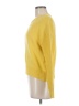 Maison Jules Solid Yellow Pullover Sweater Size M - photo 5