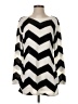 Allegra K Chevron-herringbone Black Pullover Sweater Size S - photo 1