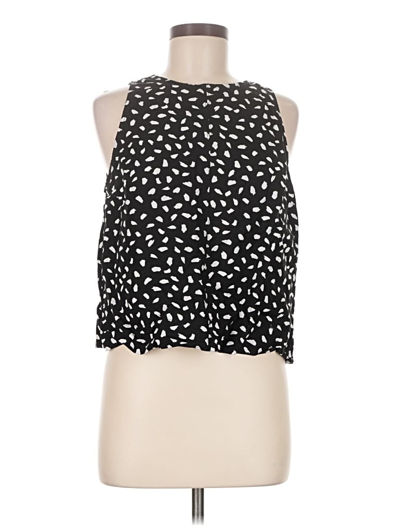 Pre-owned On 34th Sleeveless Blouse In Black