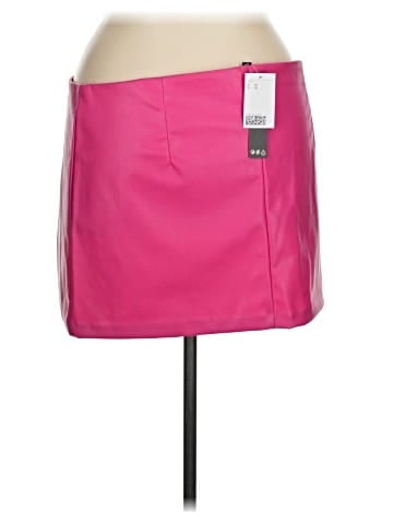 Divided by H&M Faux Leather Skirt (view 2)