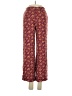 Aeropostale 100% Rayon Floral Red Casual Pants Size S - photo 1