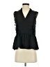 Blue Rain 100% Polyester Black Sleeveless Blouse Size XS - photo 1