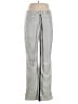 SLA The Label 100% Polyester Chevron-herringbone Gray Track Pants Size L - photo 1