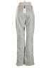 SLA The Label 100% Polyester Chevron-herringbone Gray Track Pants Size L - photo 2