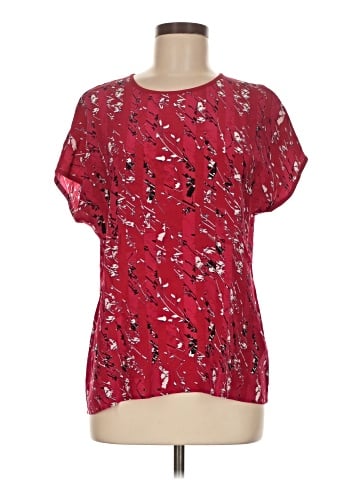Pure Collection Short Sleeve Silk Top (view 1)
