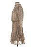Aqua 100% Polyester Paisley Gray Cocktail Dress Size S - photo 5