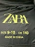 Zara Solid Black Snow Jacket Size 9 - 10 - photo 5