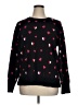 Time and Tru Hearts Black Pullover Sweater Size XL - photo 1