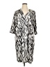 Peter Nygard Print Silver Casual Dress Size 1X - photo 1