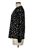 Lush 100% Polyester Black Long Sleeve Blouse Size M - photo 5
