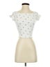 Japna 100% Viscose White Short Sleeve Top Size XS - photo 1