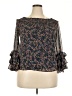 Unbranded Black 3/4 Sleeve Blouse Size XL (estimated) - photo 1