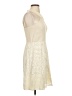 Unbranded 100% Cotton Ivory Cocktail Dress Size 4 - photo 4