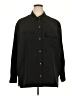 BAACAL 100% Polyester Solid Black Long Sleeve Blouse Size 18 - 20 - photo 1