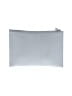 Theory 100% Leather Silver Gray Leather Clutch One size - photo 2