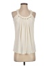 Cache Solid Ivory Sleeveless Blouse Size XS - photo 1