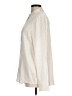 Nordstrom Signature Solid Ivory Long Sleeve Silk Top Size M - photo 5
