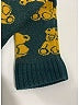 Gucci 100% Wool Animal Print Graphic Jacquard Green teddy bear pullover sweater Size 10 - photo 6