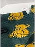 Gucci 100% Wool Animal Print Graphic Jacquard Green teddy bear pullover sweater Size 10 - photo 5