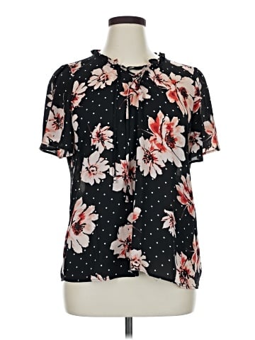 Maurices Short Sleeve Blouse (view 1)