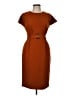 Alexia Admor Solid Brown Orange Casual Dress Size M - photo 1