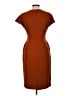 Alexia Admor Solid Brown Orange Casual Dress Size M - photo 2
