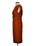 Alexia Admor Solid Brown Orange Casual Dress Size M - photo 5