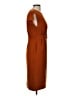 Alexia Admor Solid Brown Orange Casual Dress Size M - photo 4