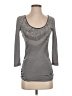 Cache Stripes Multi Color Black 3/4 Sleeve Top Size XS - photo 1