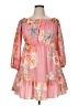 Shein Curve 100% Polyester Pink Casual Dress Size 1X - photo 1