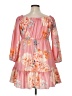 Shein Curve 100% Polyester Pink Casual Dress Size 1X - photo 2
