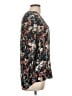 Esprit 100% Viscose Floral Black Long Sleeve Blouse Size 10 - photo 4