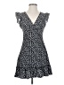 Shein 100% Polyester Animal Print Black Casual Dress Size 4 - photo 1