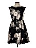 Eliza J 100% Polyester Floral Black Cocktail Dress Size 10 - photo 1
