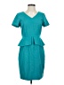 Lyaner Teal Casual Dress Size XS (estimated) - photo 1