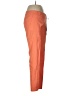 Bebe Orange Linen Pants Size 6 - photo 4