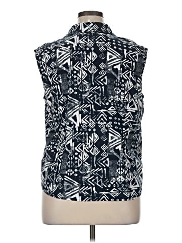 Gloria Vanderbilt Sleeveless Button-Down Shirt (view 2)