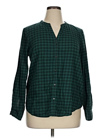 CALVIN KLEIN JEANS Long Sleeve Button-Down Shirt (view 1)