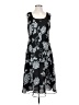 Studio 1 100% Polyester Paisley Black Cocktail Dress Size P (petite) - photo 1