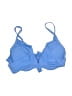 La Blanca Solid Blue Swimsuit Top Size L (estimated) - photo 1