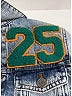 Gucci 100% Cotton Stars Blue Patchwork Denim Jacket  Size 6 - photo 4
