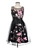Assorted Brands 100% Polyester Floral Black Cocktail Dress Size S - photo 1