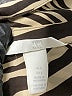 H&M 100% Polyester Animal Print Brown Long Sleeve Blouse Size 6 - photo 7