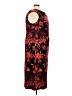 Connected Apparel Floral Red Cocktail Dress Size 22 - photo 4