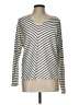 Belldini Chevron-herringbone Ivory Pullover Sweater Size L - photo 1
