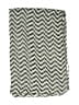 Unbranded Chevron-herringbone Gray Black Scarf One size - photo 2