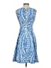 Tommy Hilfiger Paisley Blue Cocktail Dress Size 2 - photo 2